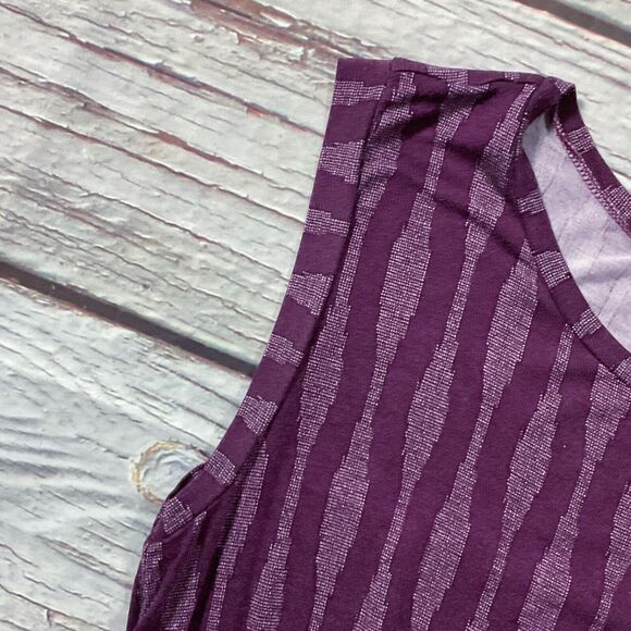 Ann Taylor Loft Womens Dress size XS Purple Pullover Tank Top Soft Comfy Stretch - Picture 6 of 9
